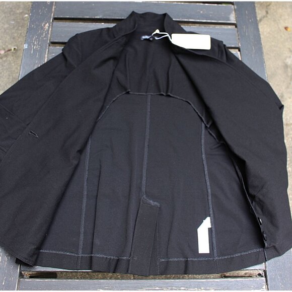 New w/Tags - Eileen Fisher Stretch Crepe Stand Collar Jacket, Blazer Med - Picture 8 of 12